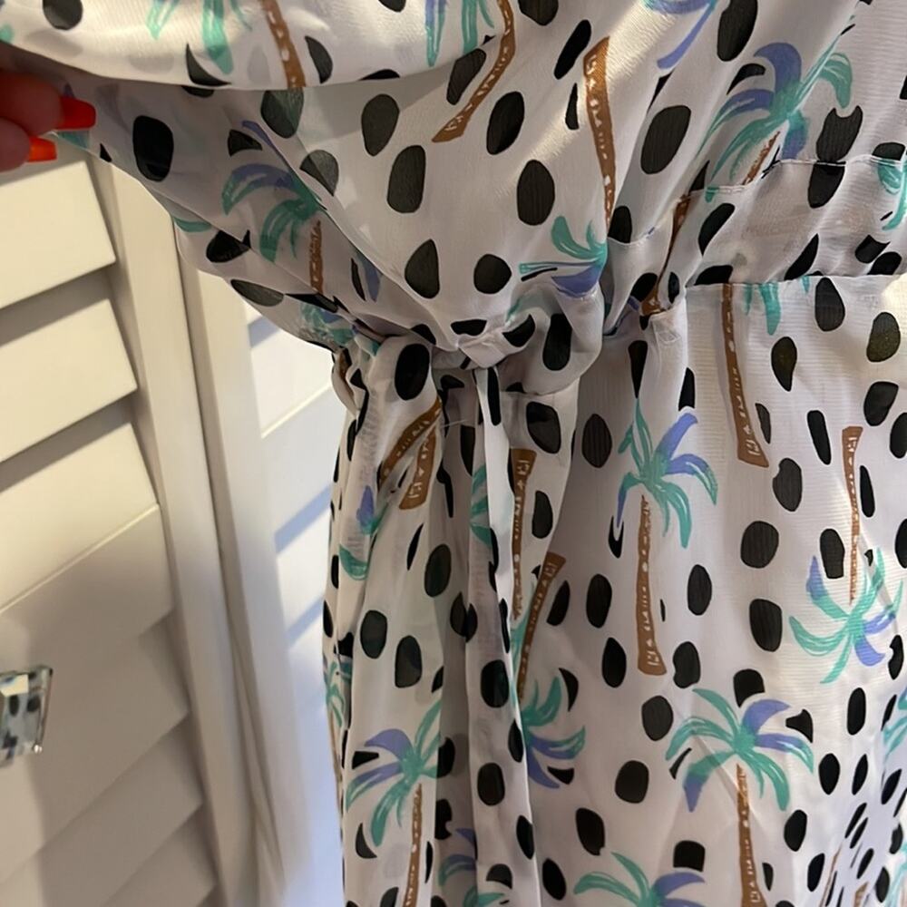 Miken Swim NWT Tropical Beach Coverup - Picture 3 of 6